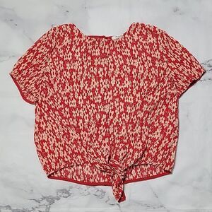 Madewell Crinkled Button-Back Full Bloom Blouse